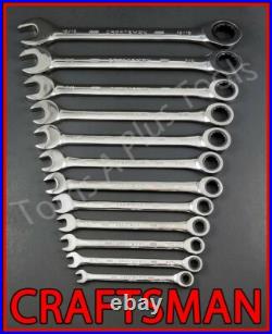CRAFTSMAN TOOLS 23pc FULL POLISH SAE & METRIC MM 12pt Ratcheting Box Wrench set