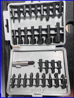 CRAFTSMAN USA 3/8 Drive 58 Piece Socket Set Complete With Extras Great Shape