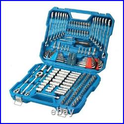 Channellock 225-Pc Professional Mechanic Tool Set SAE Metric 1/4 3/8 1/2 Dr New