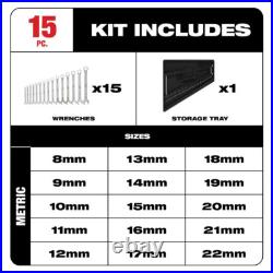 30-Piece Combination SAE And Metric Wrench Set - Mechanics Tool Set, Silver, Lifetime Warranty