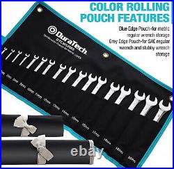 Complete 52-Piece SAE & Metric Wrench Set with Stubby Wrenches Polished Finish Complete 52-Piece SAE & Metric Wrench Set with Stubby Wrenches Polished Finish