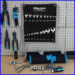 Complete 52-Piece SAE & Metric Wrench Set with Stubby Wrenches Polished Finish Complete 52-Piece SAE & Metric Wrench Set with Stubby Wrenches Polished Finish