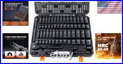 Complete Impact Socket Set 1/2 Drive, SAE & Metric for Versatile Auto Repairs Complete Impact Socket Set 1/2 Drive, SAE & Metric for Versatile Auto Repairs