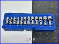 Cornwell Tools CBPU1MT 12pc 1/4 Drive Metric Universal Swivel Wobble Socket Set