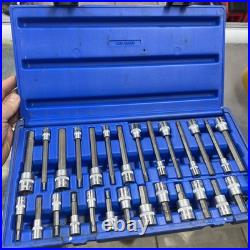 Cornwell Tools CBS2802S 27 Pc 1/4 & 3/8 Drive SAE & Metric Hex Bits Short & Long