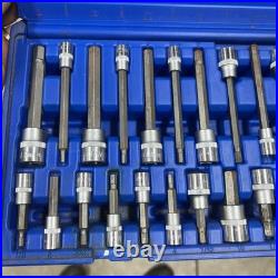 Cornwell Tools CBS2802S 27 Pc 1/4 & 3/8 Drive SAE & Metric Hex Bits Short & Long