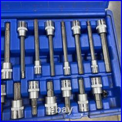 Cornwell Tools CBS2802S 27 Pc 1/4 & 3/8 Drive SAE & Metric Hex Bits Short & Long
