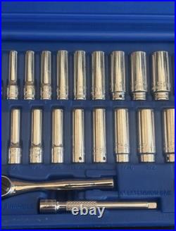 Cornwell USA 47pc SAE/metric 1/4 Drive Super Socket Set Made In USA