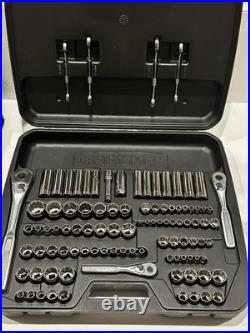 Craftsman 101pc Metric & SAE Socket Set 1/4 3/8 1/2 Drive 33101 USA Open box