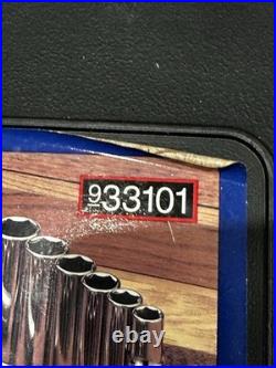 Craftsman 101pc Metric & SAE Socket Set 1/4 3/8 1/2 Drive 33101 USA Open box