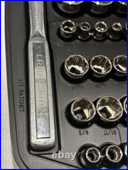 Craftsman 101pc Metric & SAE Socket Set 1/4 3/8 1/2 Drive 33101 USA Open box