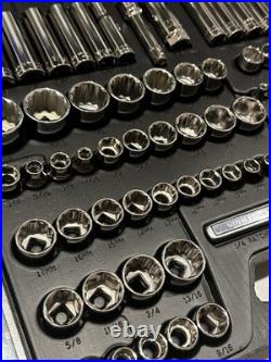 Craftsman 101pc Metric & SAE Socket Set 1/4 3/8 1/2 Drive 33101 USA Open box