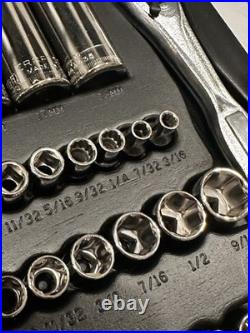 Craftsman 101pc Metric & SAE Socket Set 1/4 3/8 1/2 Drive 33101 USA Open box