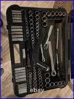 Craftsman 117pc. 6/12pt. Sae/Metric deep/shallow Socket Set withcase, USA made