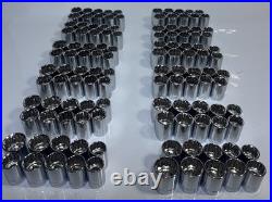 Craftsman 120pc 1/2 Drive Socket Lot SAE Metric 12 Point Chrome New No Box