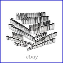 Craftsman 12-point 143 pc 1/2 3/8 1/4 Dr METRIC SAE SOCKET SET Deep Shallow #2 Craftsman 12-point 143 pc 1/2 3/8 1/4 Dr METRIC SAE SOCKET SET Deep Shallow #2