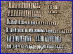 Craftsman 12-point 143 pc 1/2 3/8 1/4 Dr METRIC SAE SOCKET SET Deep Shallow #2 Craftsman 12-point 143 pc 1/2 3/8 1/4 Dr METRIC SAE SOCKET SET Deep Shallow #2