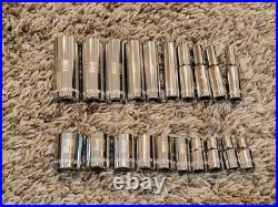 Craftsman 12-point 143 pc 1/2 3/8 1/4 Dr METRIC SAE SOCKET SET Deep Shallow #2 Craftsman 12-point 143 pc 1/2 3/8 1/4 Dr METRIC SAE SOCKET SET Deep Shallow #2