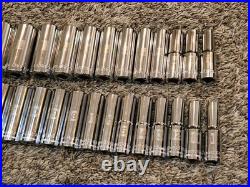 Craftsman 12-point 143 pc 1/2 3/8 1/4 Dr METRIC SAE SOCKET SET Deep Shallow #2 Craftsman 12-point 143 pc 1/2 3/8 1/4 Dr METRIC SAE SOCKET SET Deep Shallow #2