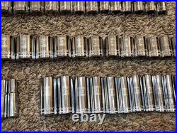 Craftsman 12-point 143 pc 1/2 3/8 1/4 Dr METRIC SAE SOCKET SET Deep Shallow #2 Craftsman 12-point 143 pc 1/2 3/8 1/4 Dr METRIC SAE SOCKET SET Deep Shallow #2