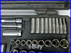 Craftsman 130+ Piece SAE/Metric Socket & Tools Set hex wrenches USA vintage