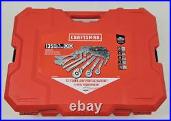 Craftsman 135 pc. SAE/Metric Mechanics Chrome Tool Set with Hard Case CMMT12124
