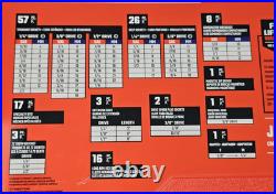 Craftsman 135 pc. SAE/Metric Mechanics Chrome Tool Set with Hard Case CMMT12124