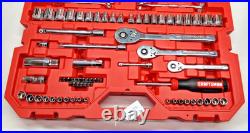Craftsman 135 pc. Socket Set, SAE & Metric, 1/4, 3 8, & 1/2 Drive