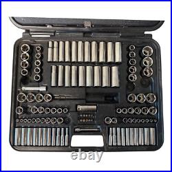 Craftsman 144-Piece Mechanics Tool Set Socket 128 pcs + Case 6 point SAE Metric
