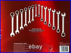 Craftsman 14 Piece Standard and Metric Reversible Ratcheting Wrench Set