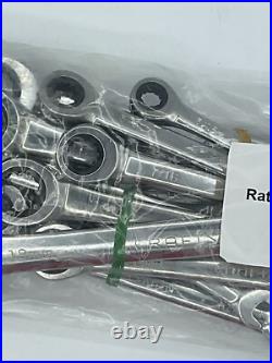 Craftsman 14pc SAE / Metric Ratcheting Combination Wrench set NOS Craftsman 14pc SAE / Metric Ratcheting Combination Wrench set NOS