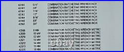 Craftsman 14pc SAE / Metric Ratcheting Combination Wrench set NOS Craftsman 14pc SAE / Metric Ratcheting Combination Wrench set NOS