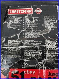 Craftsman 151 Piece Mechanics Tool Set Made in USA 9-33151 Metric SAE Plus Extra