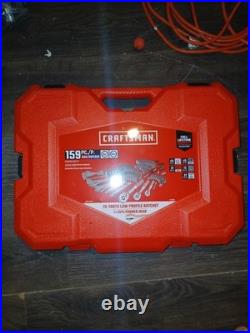 Craftsman 159-Piece Standard SAE & Metric Chrome Mechanics Tool Set + Hard Case