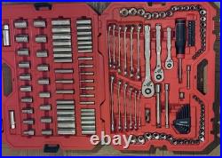 Craftsman 159-Piece Standard SAE & Metric Chrome Mechanics Tool Set + Hard Case