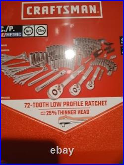 Craftsman 159-Piece Standard SAE & Metric Chrome Mechanics Tool Set + Hard Case