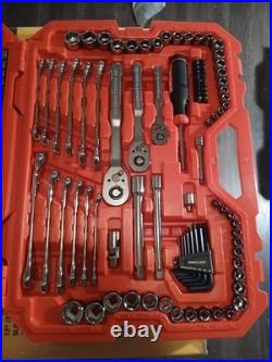 Craftsman 159-Piece Standard SAE & Metric Chrome Mechanics Tool Set + Hard Case