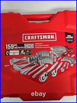 Craftsman 159-Piece Standard (SAE) and Metric Mechanic's Tool Set One Missing