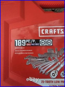 Craftsman 189-Piece Standard (SAE) and Metric Mechanic's Tool Set