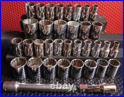 Craftsman 1/2 Drive 35pc Socket Set SAE & MM, 12-pt, GREAT SET, USA