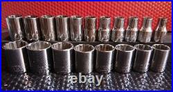 Craftsman 1/2 Drive 35pc Socket Set SAE & MM, 12-pt, GREAT SET, USA