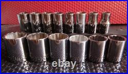 Craftsman 1/2 Drive 35pc Socket Set SAE & MM, 12-pt, GREAT SET, USA