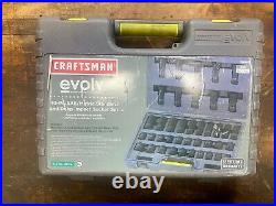 Craftsman 1/2 Drive 40-pc Metric Sae Standard & Deep Impact Socket Set