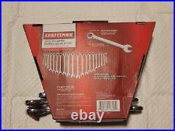 Craftsman 20-piece Ratcheting Combination Wrench Set Metric & Sae New #946820