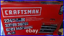 Craftsman 224-Piece Standard & Metric Mechanics Tool Set & Box-Lifetime Warranty
