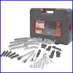 Craftsman 230-Piece Silver Finish Standard Metric Mechanics Tool Set 70190 NEW
