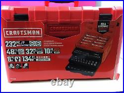 Craftsman 232 Piece 3-Drawer Mechanic's Tool Set SAE / Metric Sockets / Wrenches