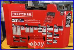 Craftsman 262Pc Standard SAE & Metric Mechanics Tool Set with Hard Case Chest