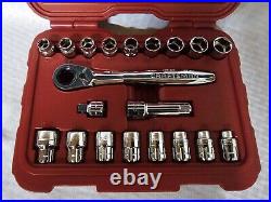 Craftsman 29308 Max Axess 20-Piece L-AB Metric and SAE Ratchet Socket Tool Set