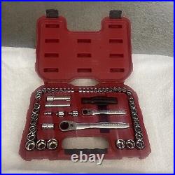 Craftsman 29308 SAE & Metric 51pc Pass Through Socket Set With Case